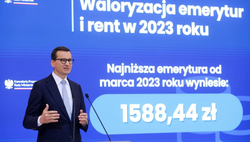 Premier: najbliższa waloryzacja co najmniej 250 zł - zdjęcie 1