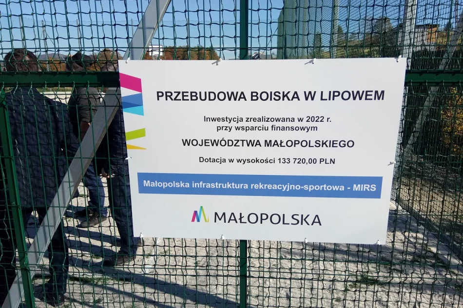 Mamy kolejne boisko wielofunkcyjne w gminie Limanowa - zdjęcie 2