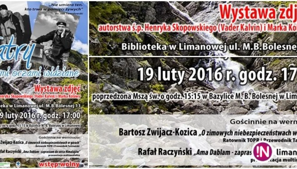 „Tatry naszymi oczami widziane” – wystawa fotograficzna - zdjęcie 1