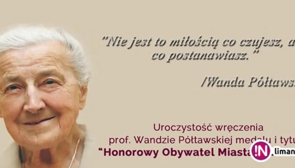 Zapraszamy na spotkanie z prof. Wandą Półtawską - zdjęcie 1