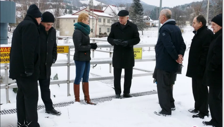 Wizyta Radnych Miasta Limanowa na oczyszczalni ścieków - zdjęcie 1