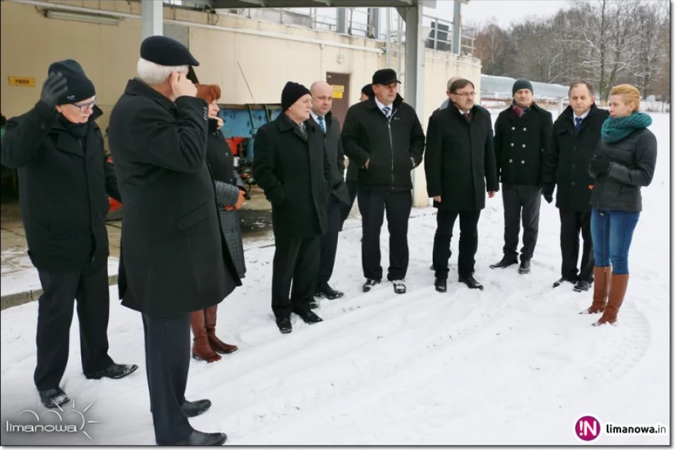 Wizyta Radnych Miasta Limanowa na oczyszczalni ścieków - zdjęcie 3