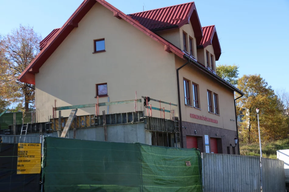 Trwa pierwszy etap prac związanych z rozbudową remizy OSP Limanowa - zdjęcie 5