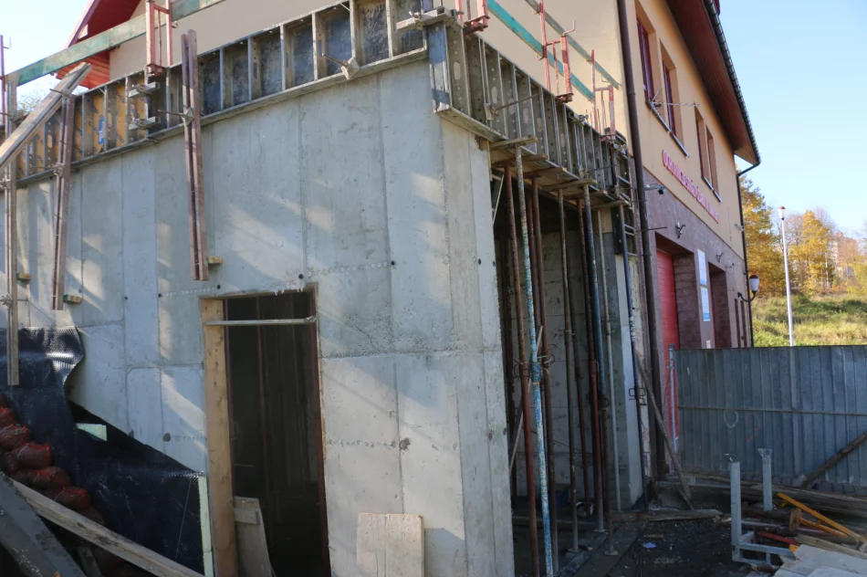 Trwa pierwszy etap prac związanych z rozbudową remizy OSP Limanowa - zdjęcie 8