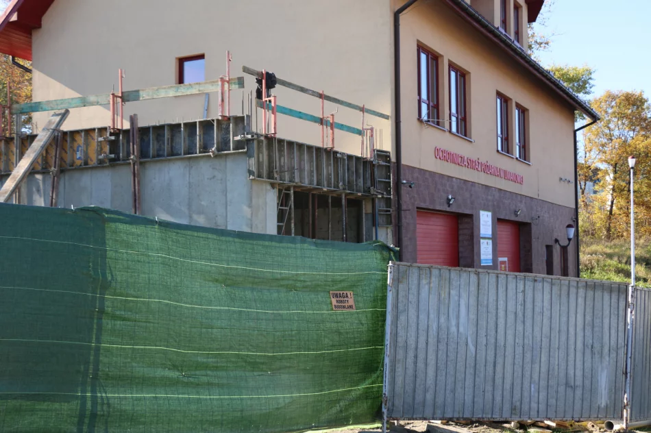 Trwa pierwszy etap prac związanych z rozbudową remizy OSP Limanowa - zdjęcie 9