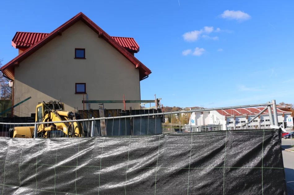 Trwa pierwszy etap prac związanych z rozbudową remizy OSP Limanowa - zdjęcie 10