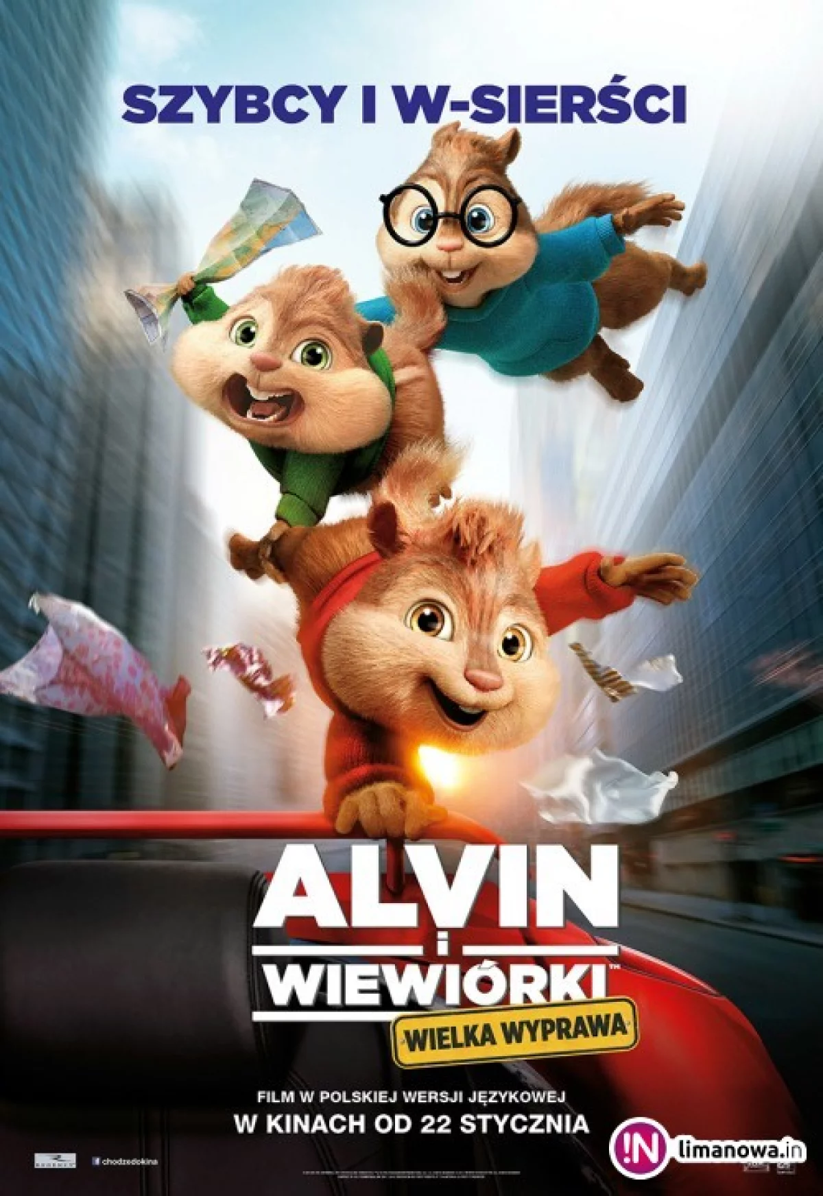 Alvin i wiewiórki: Wielka wyprawa i Pitbull: Nowe porządki od 22.01 w kinie Klaps!