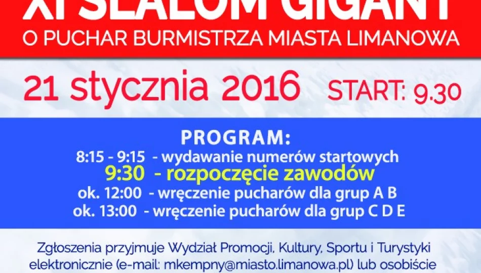 Zapisz się na Slalom Gigant! - zdjęcie 1