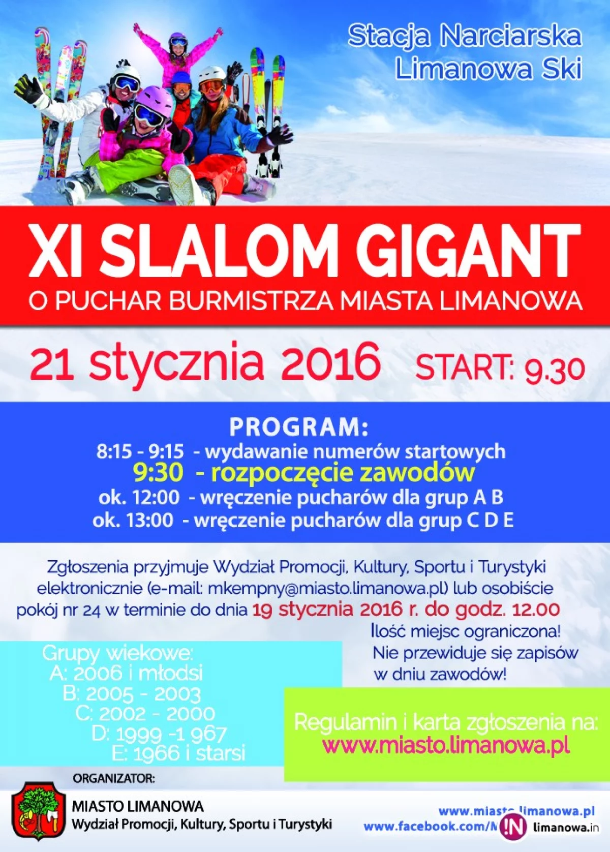 Zapisz się na Slalom Gigant!