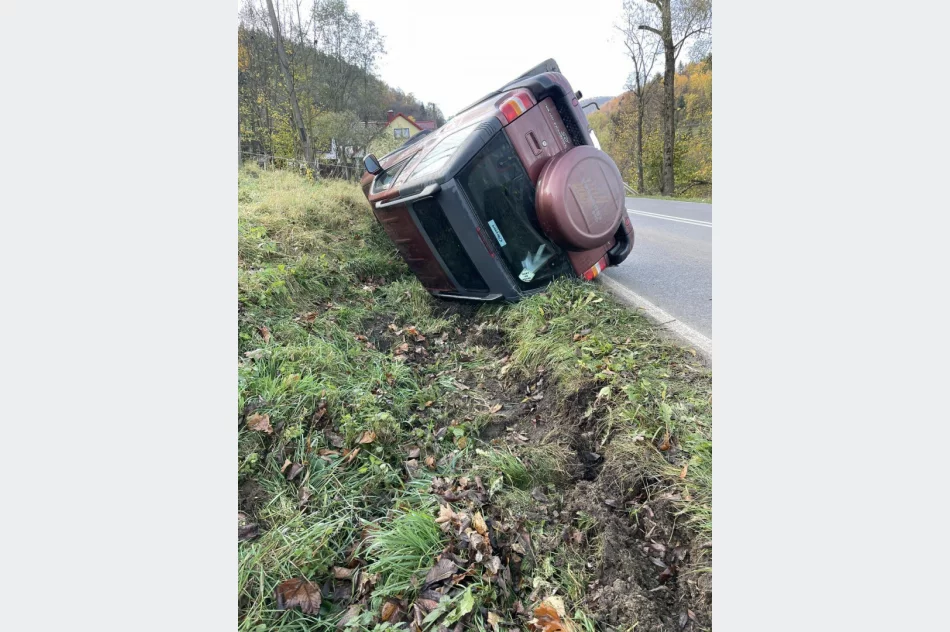 Kierująca doprowadziła do wywrócenia pojazdu - zdjęcie 3