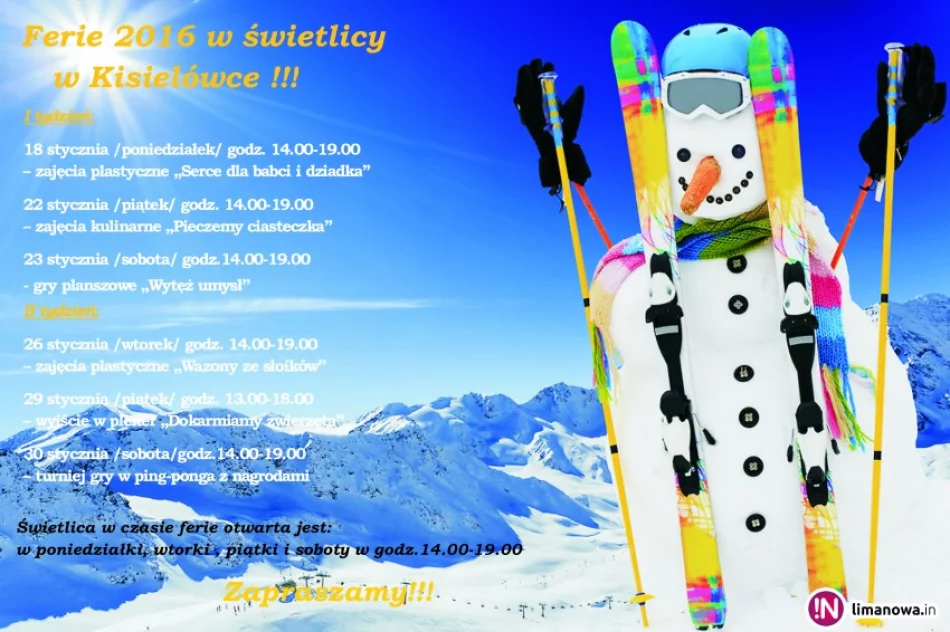 Ferie pełne atrakcji w świetlicach gminnych! - zdjęcie 3