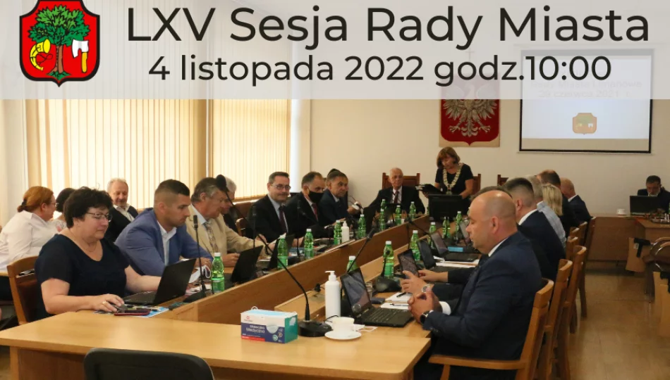 Sesja Rady Miasta Limanowa - 4 listopada godz.10:00 - zdjęcie 1