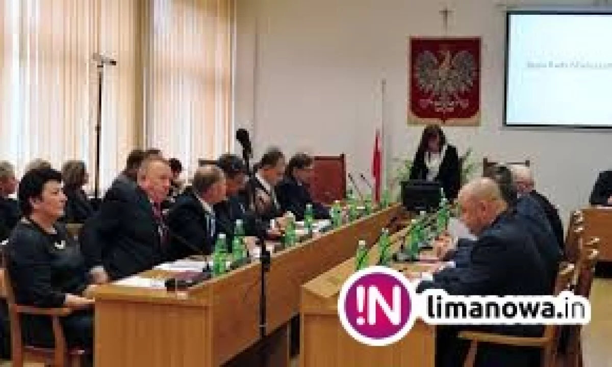 Zaproszenie na XX sesję Rady Miasta Limanowa