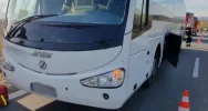 Podegrodzie- zderzenie autobusu i samochodu osobowego - zdjęcie 3