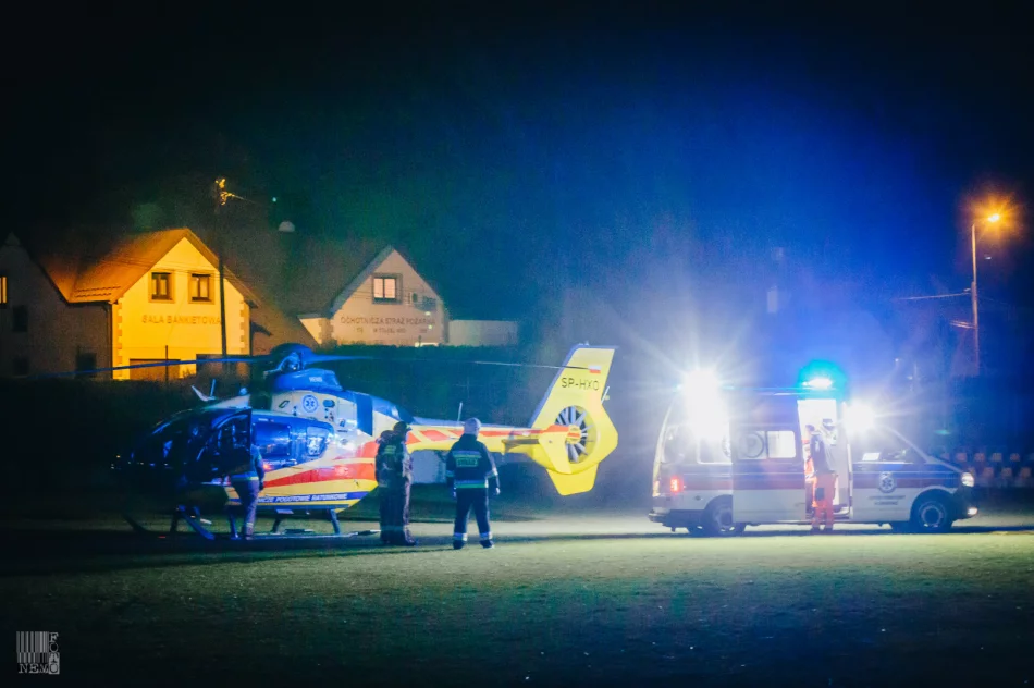Upadek z wysokości, na pomoc LPR - zdjęcie 6