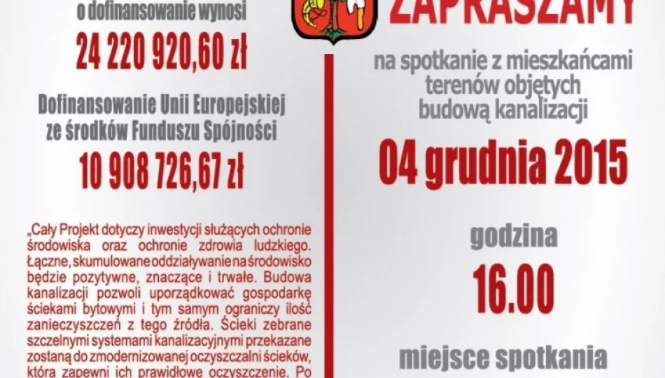 Uporządkowanie gospodarki ściekowej - spotkanie z mieszkańcami - zdjęcie 1