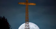 Dzisiejszy wschód Księżyca w Limanowej - zdjęcie 2