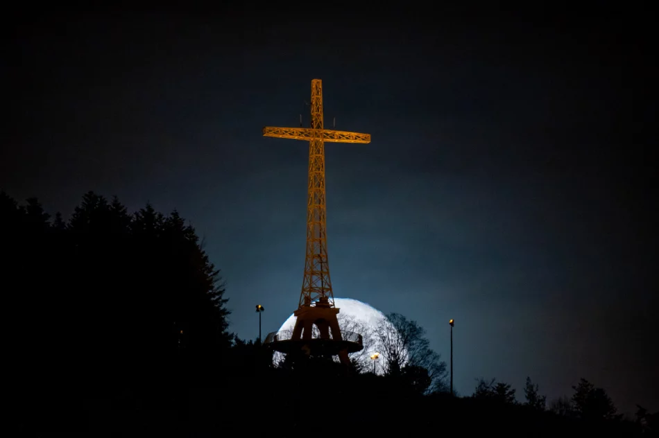 Dzisiejszy wschód Księżyca w Limanowej - zdjęcie 3