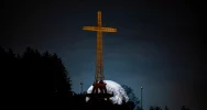 Dzisiejszy wschód Księżyca w Limanowej - zdjęcie 3