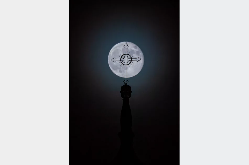 Dzisiejszy wschód Księżyca w Limanowej - zdjęcie 15