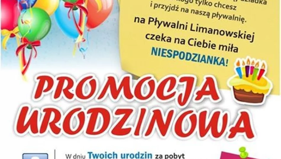 Masz urodziny - wstęp na basen bezpłatnie! - zdjęcie 1