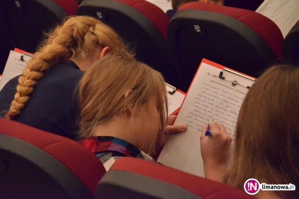 I Limanowskie Dyktando zakończone - zdjęcie 3