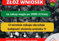 WNIOSKI NA ZAKUP WĘGLA - zdjęcie główne