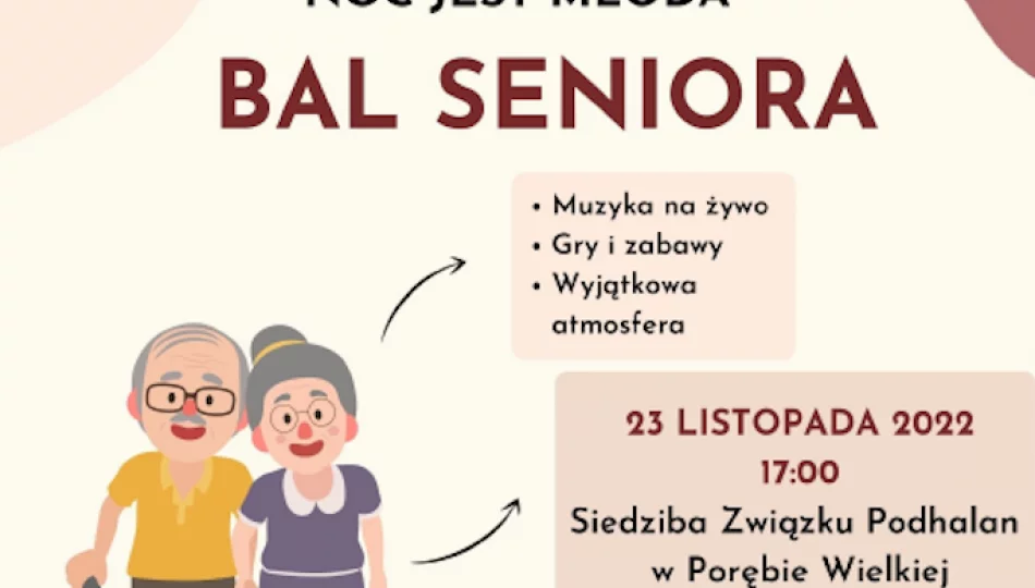 Organizują bal dla seniorów - zdjęcie 1