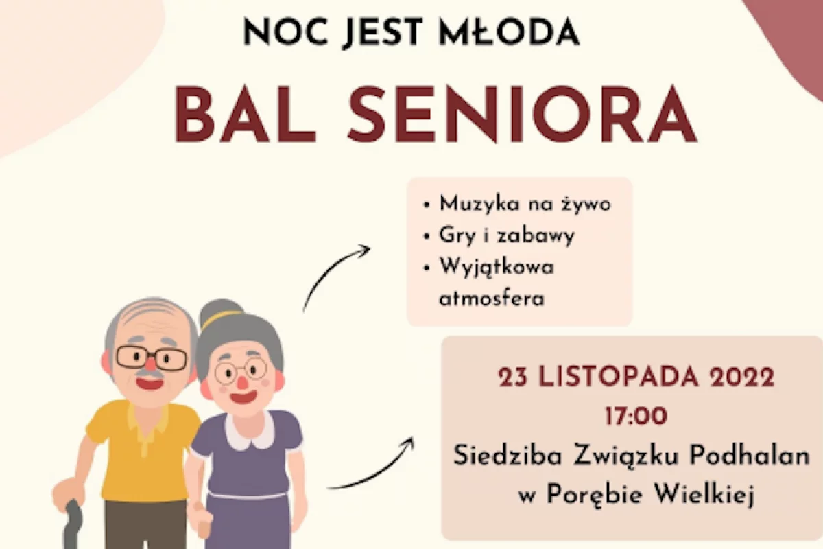 Organizują bal dla seniorów