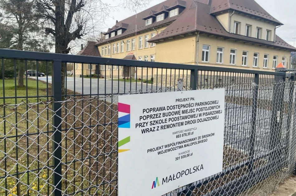 Parking przy szkole gotowy - zdjęcie 8