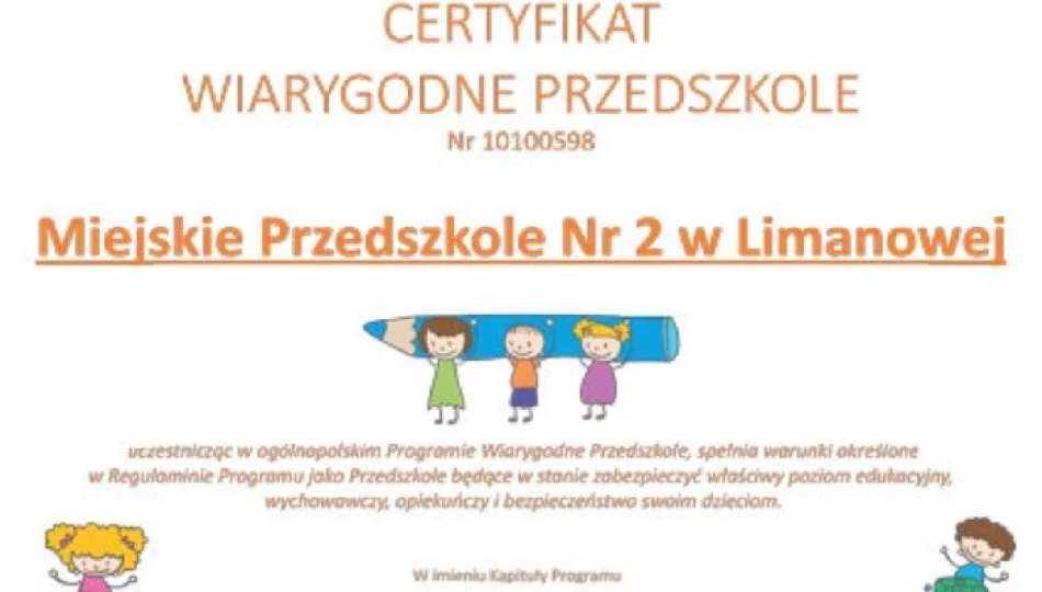 Wiarygodne Przedszkole! - zdjęcie 1