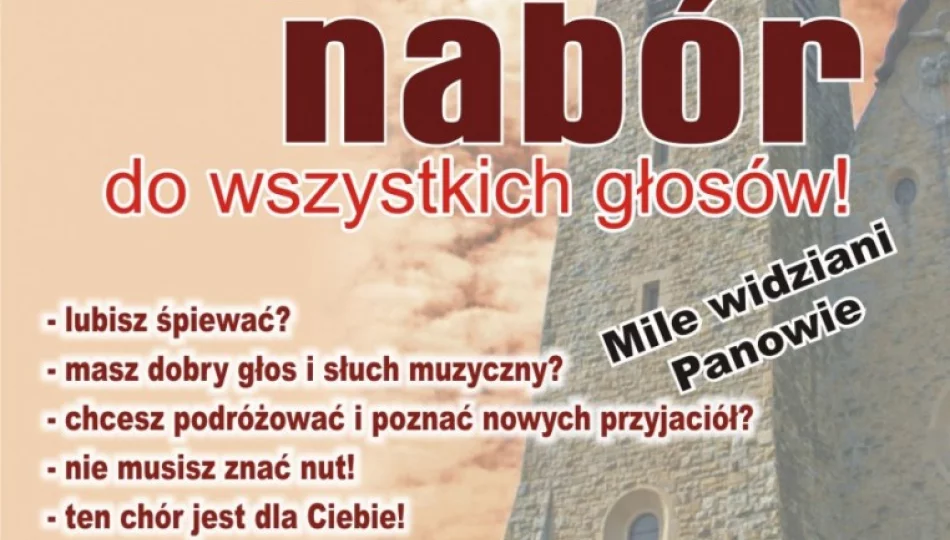 Chór Mieszany CANTICUM IUBILAEUM ogłasza nabór! - zdjęcie 1