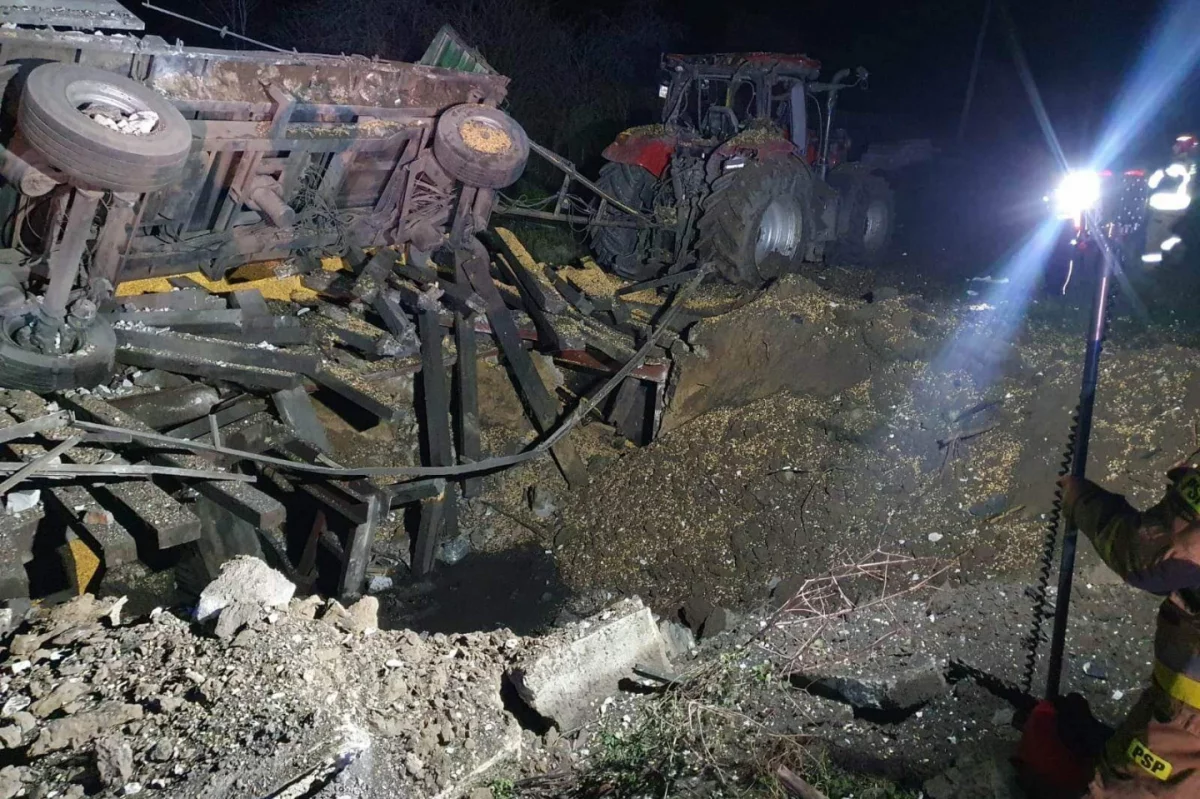 Odnaleziono szczątki rakiety S300. Wójt gminy Dołhobyczów: obraz na miejscu eksplozji był straszny