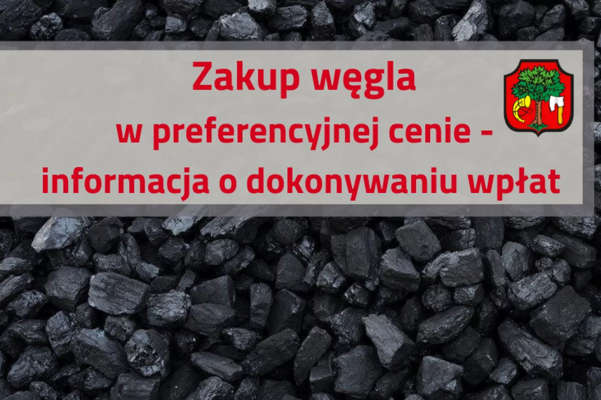 Miasto publikuje instrukcje ws. zakupu węgla