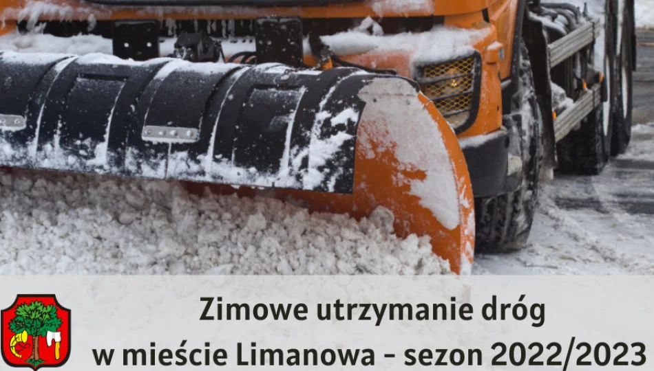 Zimowe utrzymanie dróg na terenie miasta Limanowa - zdjęcie 1