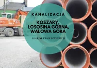 Kanalizacja sanitarna w miejscowościach: Koszary, Łososina Górna, Walowa Góra - kolejne etapy - zdjęcie główne