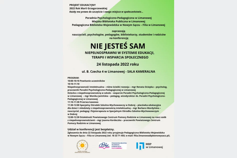 „Niepełnosprawni w systemie edukacji, terapii i wsparcia społecznego” - zdjęcie 2