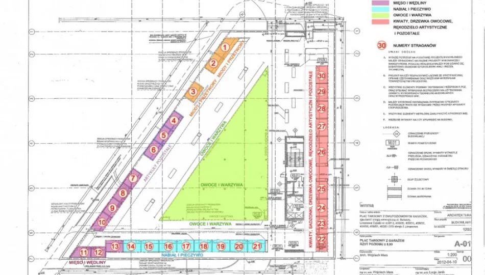 II przetarg na najem miejsc handlowych na targowisku stałym Mój Rynek w Limanowej - zdjęcie 1