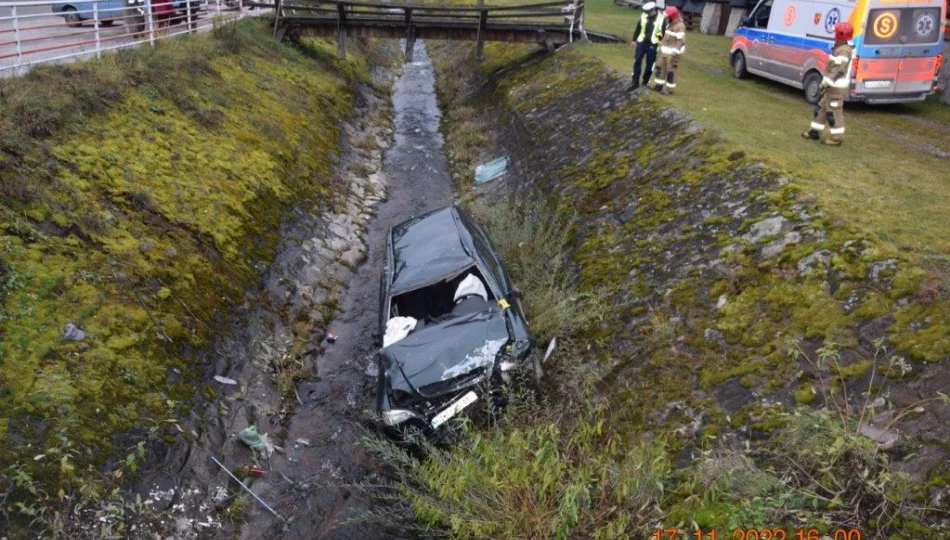 Śmiertelny wypadek drogowy w powiecie nowotarskim - zdjęcie 1