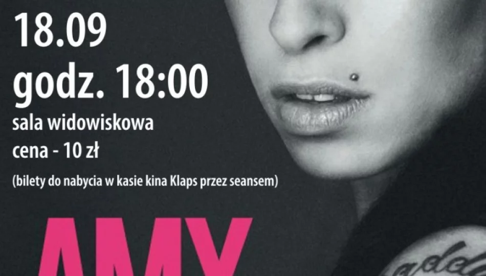 Już jutro powrót Kina Konesera - 'Amy' o 18:00 w kinie Klaps! - zdjęcie 1