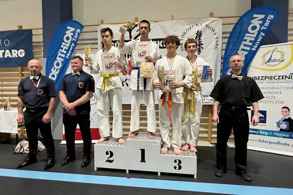 14 medali dla karateków ARS Limanowa – JONIEC Team na Ogólnopolskim Turnieju Karate Kyokushin w Nowym Targu - zdjęcie 9