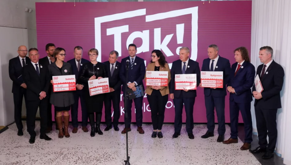 Ruch "Tak! Dla Polski" apeluje o jedną listę opozycji i zawiadamia NIK ws. zaniżania przez rząd dochodów samorządów - zdjęcie 1