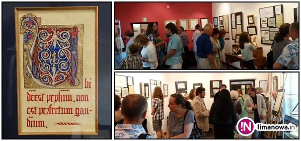 Pierwsza wystawa kaligraficzna już czynna w limanowskim Muzeum!
