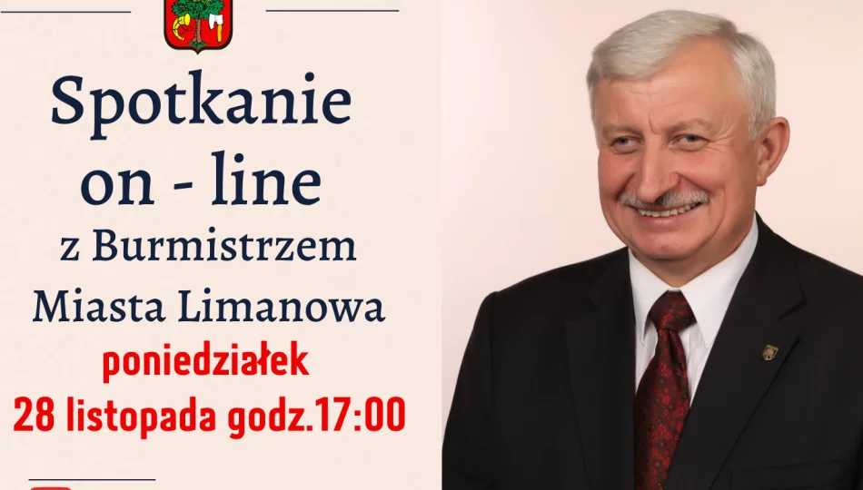 Czat z Burmistrzem – poniedziałek 28 listopada godz.17:00 - zdjęcie 1