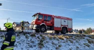 Dachowanie przerwało strażackie ćwiczenia - zdjęcie 2