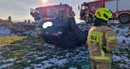 Dachowanie przerwało strażackie ćwiczenia - zdjęcie 3