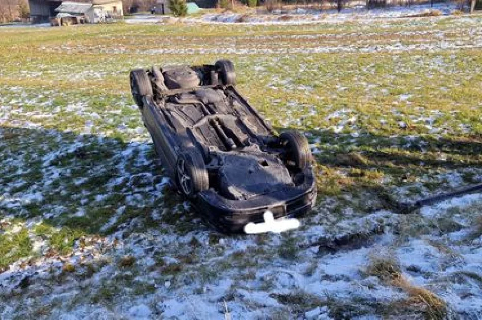 Dachowanie przerwało strażackie ćwiczenia - zdjęcie 4