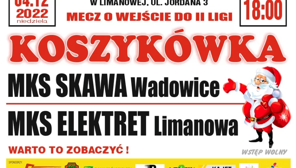MKS Elektret Limanowa zaprasza na mecz - zdjęcie 1