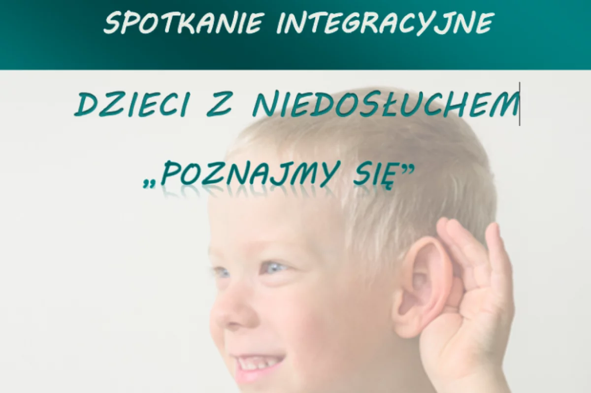 Miejska Biblioteka Publiczna zaprasza na spotkanie integracyjne dla dzieci z niedosłuchem