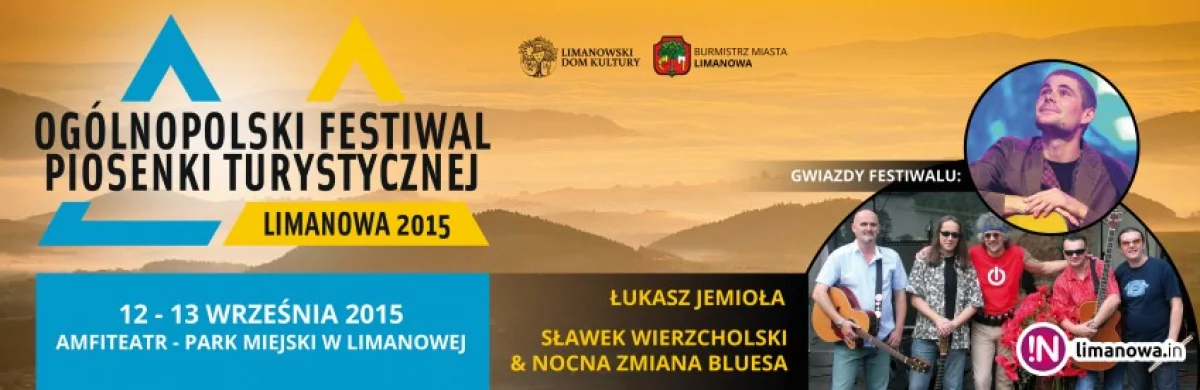 Trwają zgłoszenia na Ogólnopolski Festiwal Piosenki Turystycznej w Limanowej